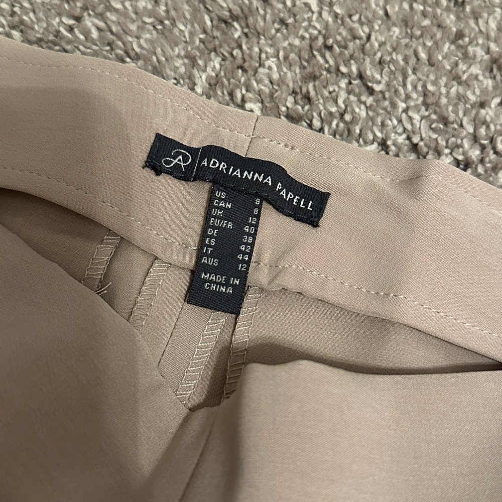 Adrianna Papell Cream Trousers - Picture 2 of 4